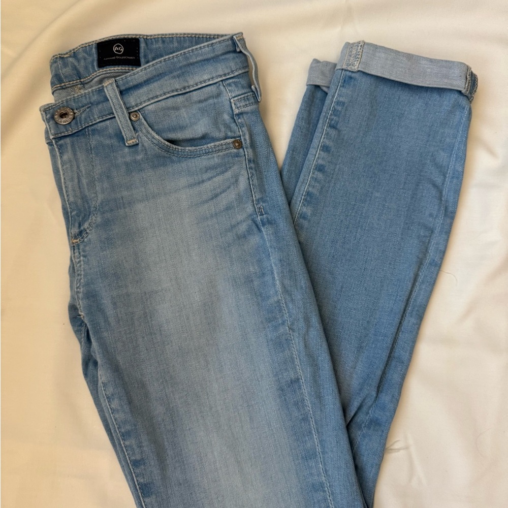 AG women stilt roll up skinny jeans